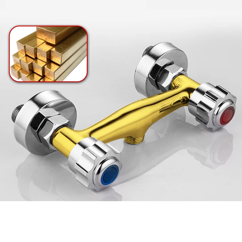 Латунный Смеситель для ванны Vestudio смеситель с двойной ручкой настенный