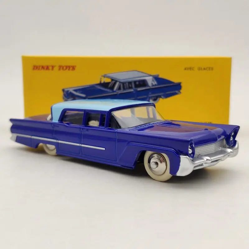 DeAgostini 1/43 Dinky игрушки 532 24p для L ~ coln премьера синий литья под давлением модели