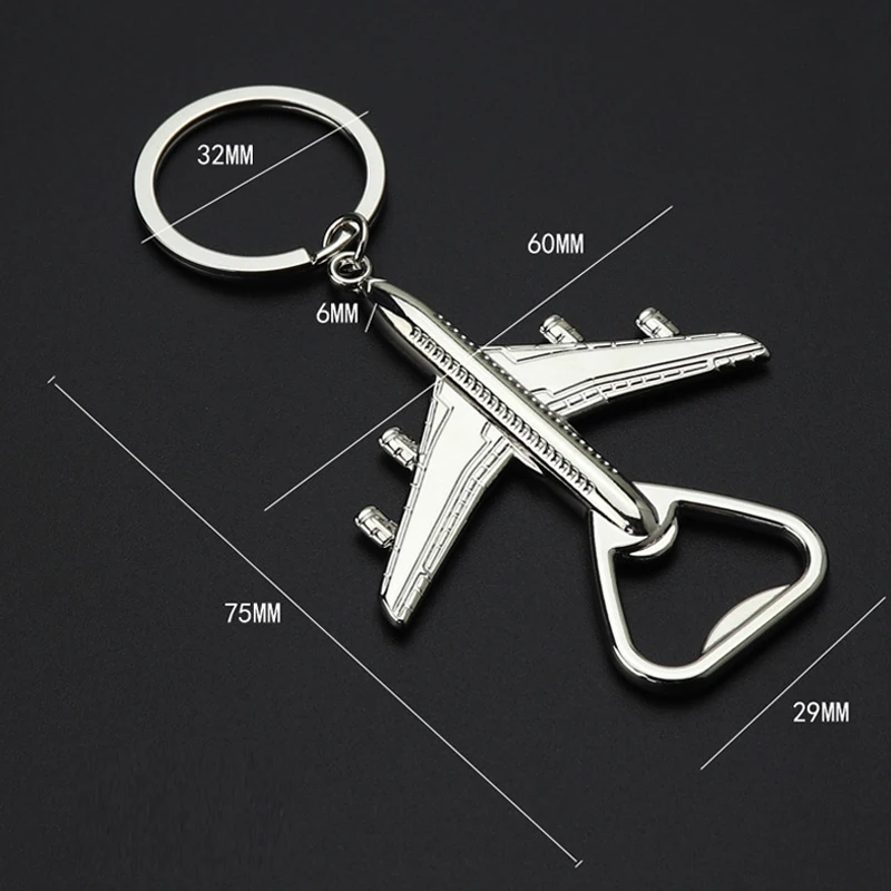 Творческий брелок с самолетом открывалка для пива ретро металлические пивные