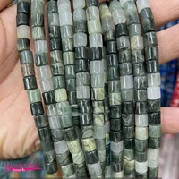 natural multicolor stone spacer loose beads high quality 6x6mm smooth column shape diy gem jewelry making 38cm a3761