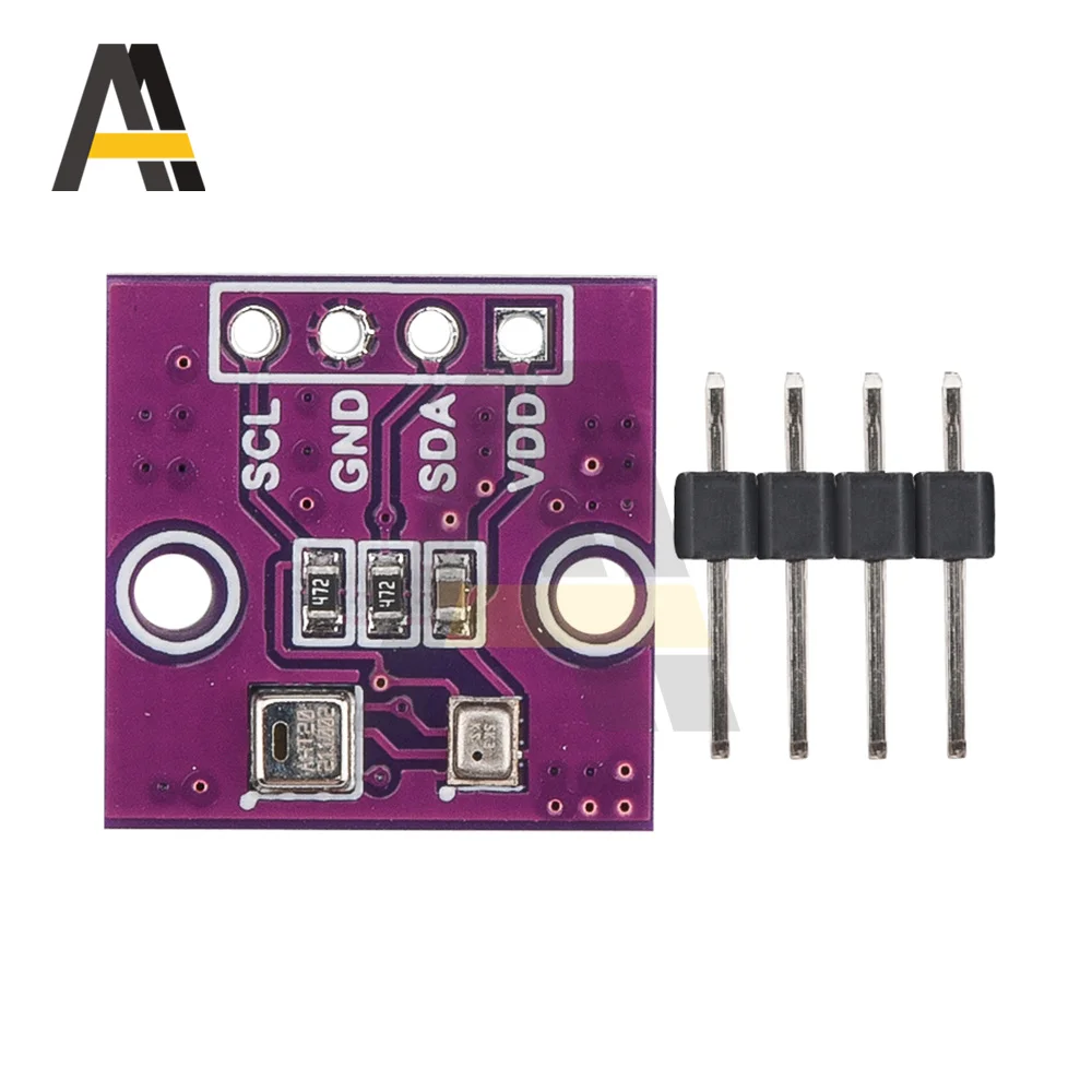 

AHT20+BMP280 Temperature Humidity Air Pressure Module DC2-5V Digital Temperature Humidity Atmospheric Pressure Board for I2C