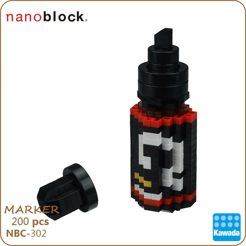Nanoblock награда выбор маркера ручка NBC-302 200 шт алмазные микро-размеры строительные