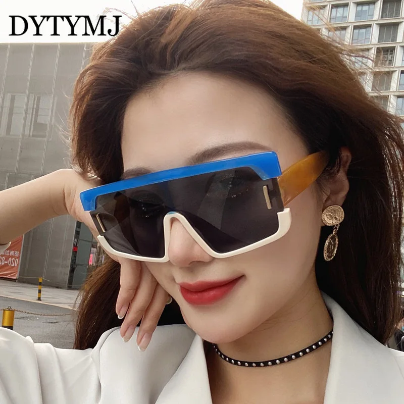 

DYTYMJ негабаритные солнцезащитные очки в стиле ретро Для женщин 2020 Брендовая Дизайнерская обувь градиентные очки Для женщин Роскошные солнц...