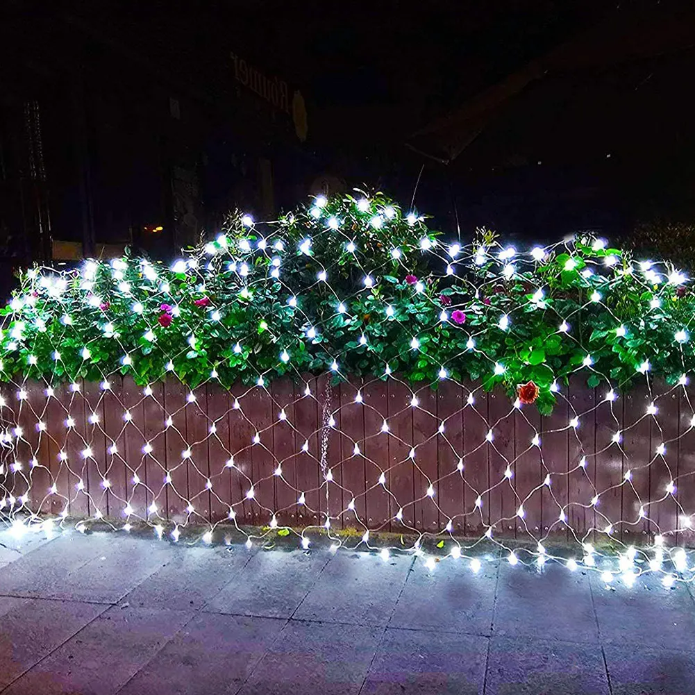 

3x2M LED Fairy String Lights Waterproof Mesh Curtain Lamp With 200 LED Garden Decorations Lights For Bedroom Wedding Backdrops