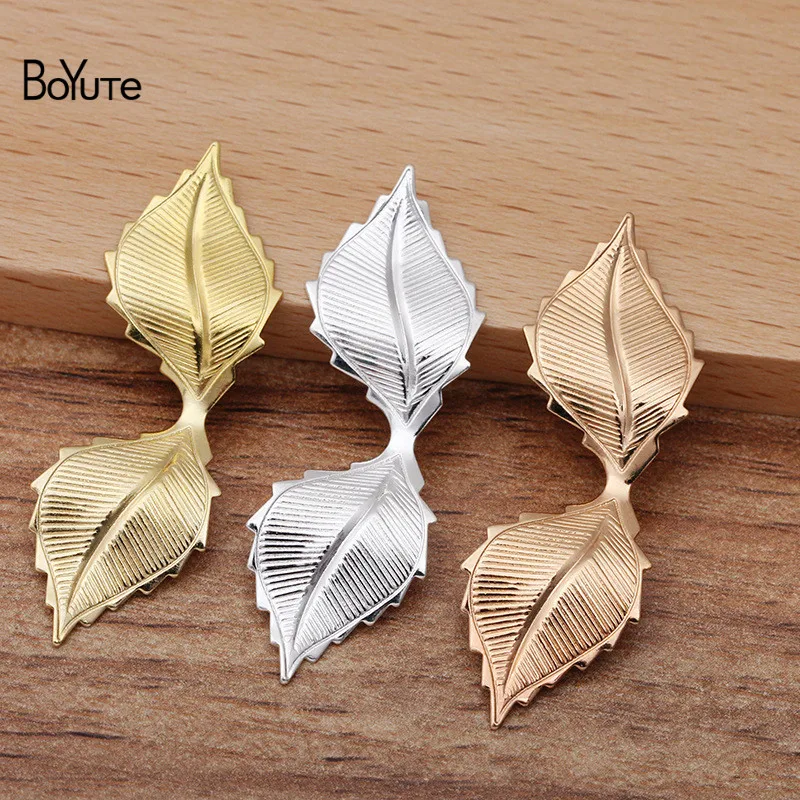 50 шт. латунные подвески в виде листа 9 х43 мм 7 цветов | Украшения и аксессуары