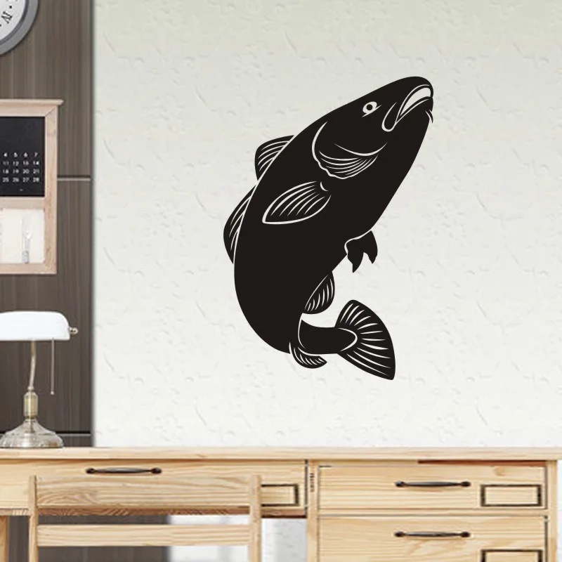 Треска рыба гадус морхуа переводная картинка ведро снасти магазин рыболовный