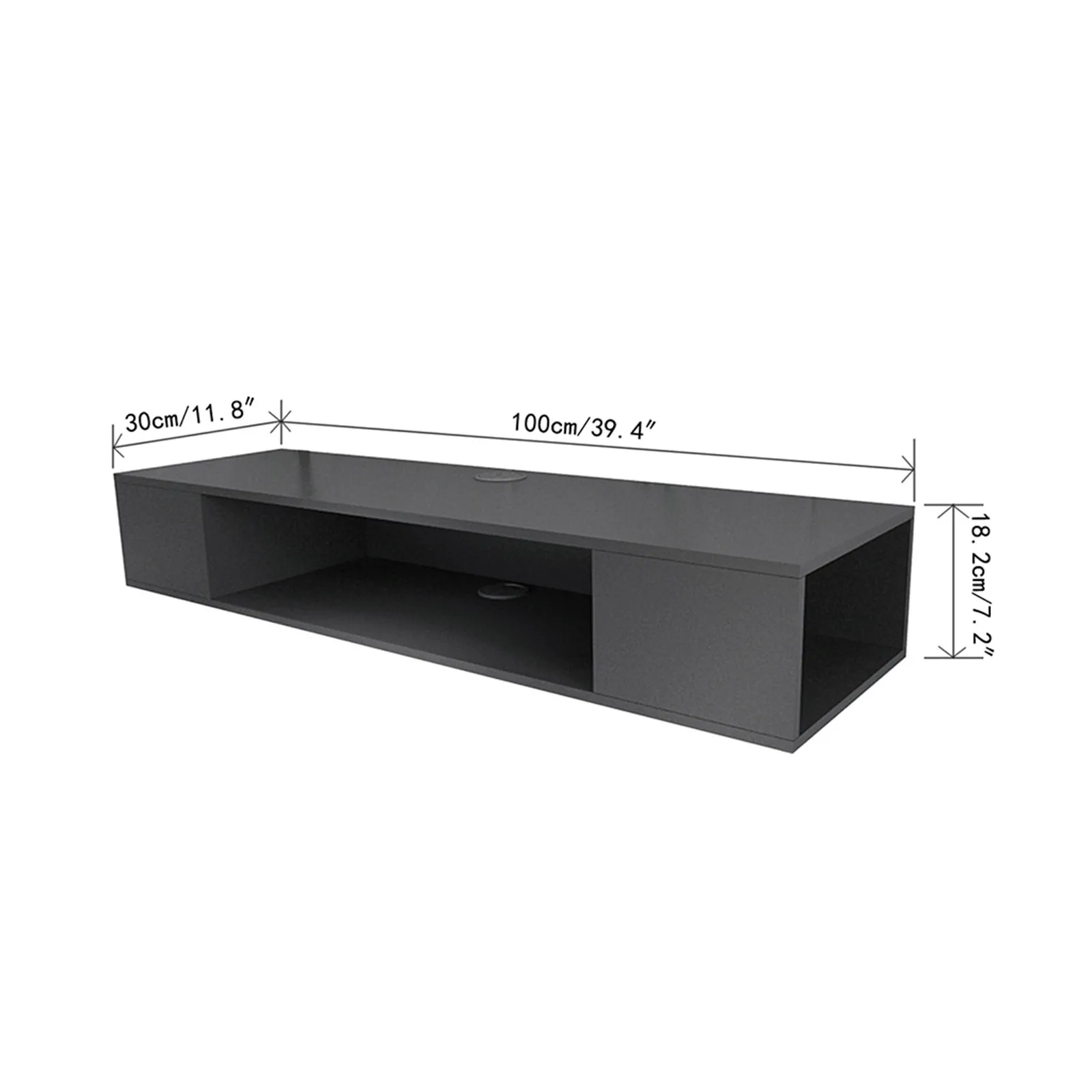 

Wall Mounted TV Stand Living Room Floating TV Stand Minimalist Media Console with Open Shelves Entertainment Center TV Shlef