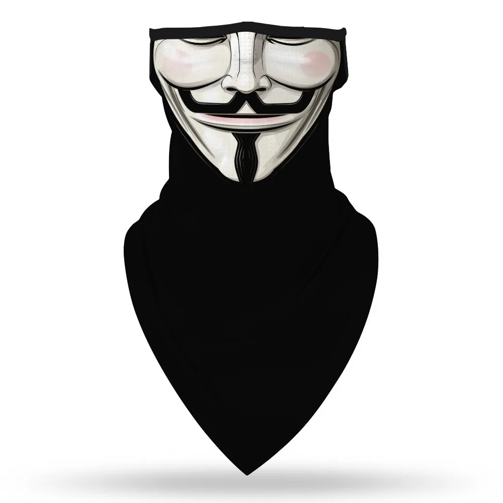 The Joker Arthur Fleck V for Vendetta Motorcycle Cycling Neck Scarf Masks Bandana Headband Cosplay Balaclava