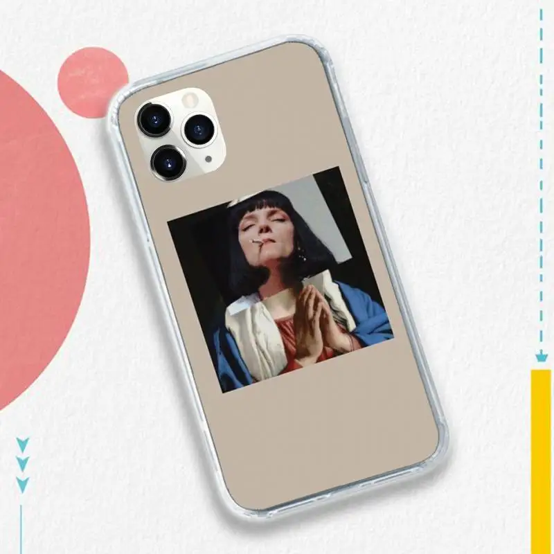 

American movie Pulp Fiction Phone Case for iPhone 11 12 pro XS MAX 8 7 6 6S Plus X 5S SE 2020 XR