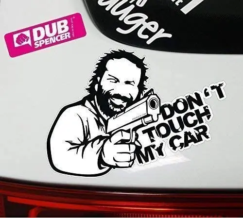 

Наклейка с надписью «Don't TOUCH MY CAR», 15*15 см