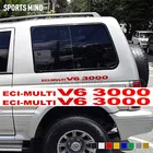 Виниловый автомобильный Стайлинг 2 X ECI-multi V6 3000 для Mitsubishi Pajero  DELICA Shogun Montero MK2 V20, аксессуары, автомобильные наклейки, наклейки