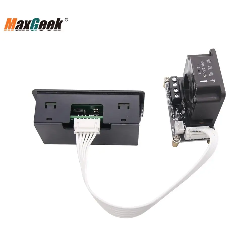 Измеритель напряжения и тока Maxgeek VAC9010H 0-100A измеритель усилителя с цветным