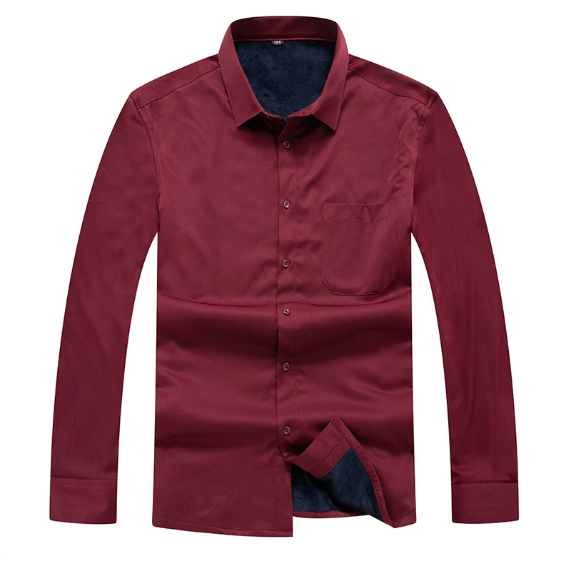 

new big size arrival casual winter Cashmere warm men's shirt fashion thick shirt men plus-size 8XL 7XL 6XL 5XL 4XL