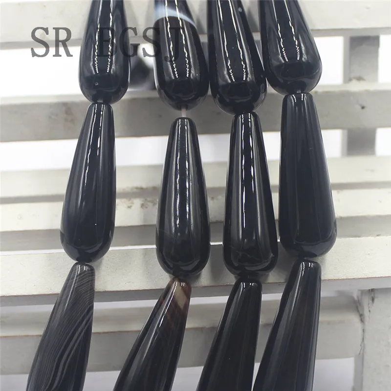 Бесплатная доставка Модные 10x30 мм каплевидные бусины из натурального камня в