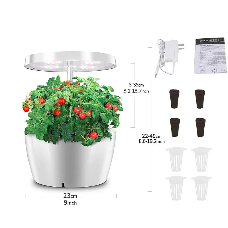 

Hydroponics System Box Intelligent Full Spectrum Grow Light Soilless Cultivation Indoor Garden Planter Grow Lamp Nursery Pots