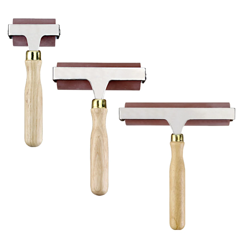 

Heavy Duty Brayer Roller w/ Handle Ink Applicator Brush Oil Painting Tool