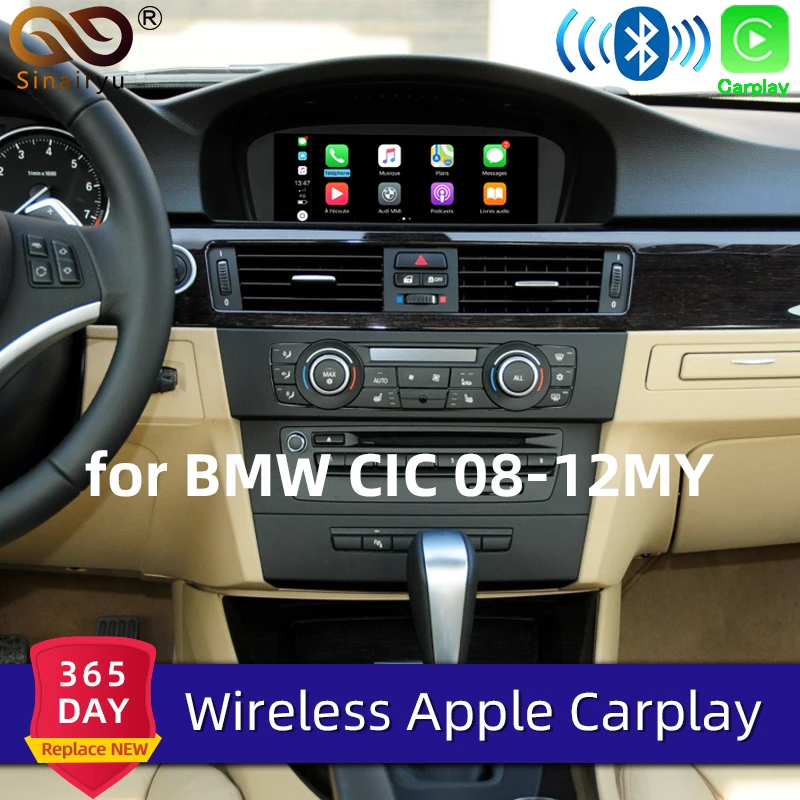 Беспроводной модуль кодировщика CarPlay комплект для BMW CIC 1 3 5 6 7 серии E81 F60 E90 F07 Android