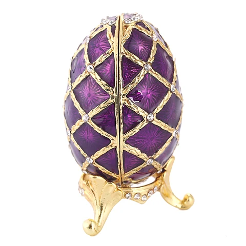 Фиолетовая шкатулка для украшений Faberge