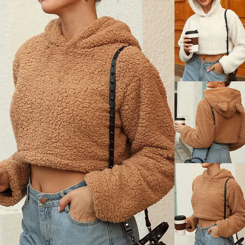 Женские флисовые толстовки с высоким воротником Зимние Теплые - Цена: 1 574,99 руб.