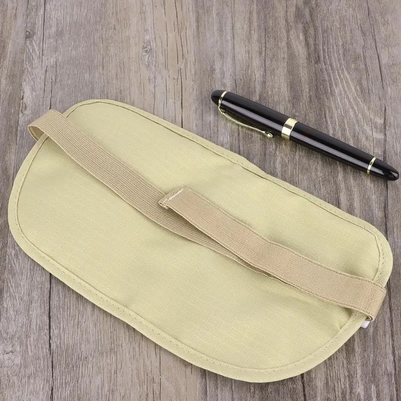 

Travel Pouch Hidden Wallet Passport Money Waist Belt Bag Slim Secret Security