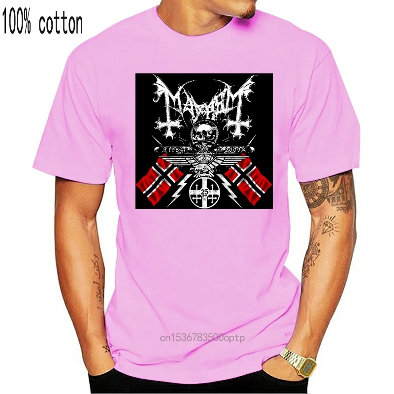 Рубашка Mayhem с надписью Герб оружия 20 лет размеры S M L XL официальная черная