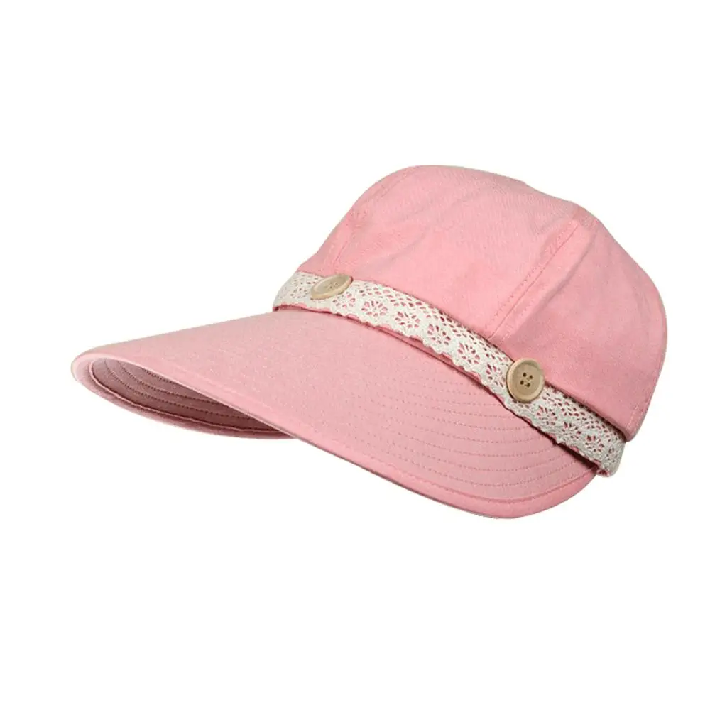 Pink Летние новые модные шляпы от солнца в Корейском стиле, женская шляпа от ультрафиолета, подарок от солнца, Элегантные Осенние шапочки для женщин - Цвет: Pink