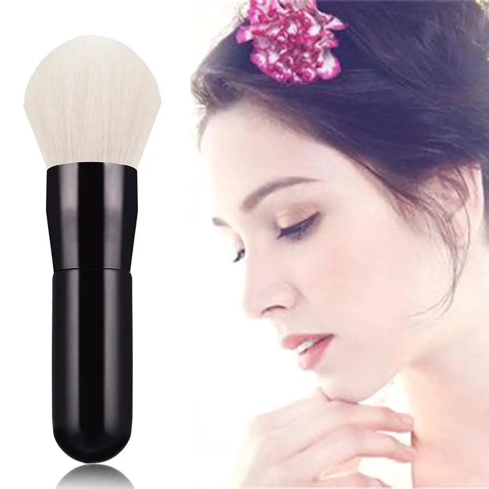 Новая Профессиональная румяна Свободная Пудра основа для лица щетка деревянная