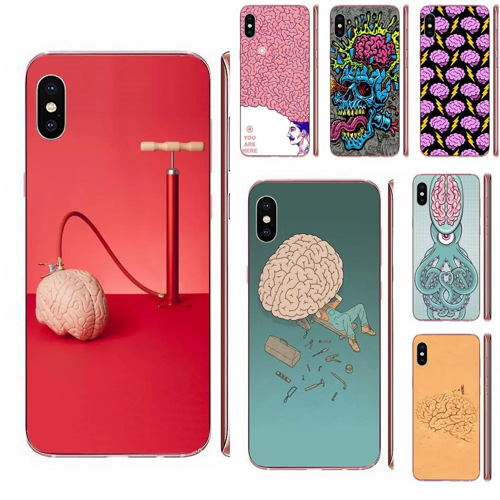 Unique Shell Transparent TPU For Galaxy Alpha Note 10 Pro A10 A20 A20E A30 A40 A50 A60 A70 A80 A90 M10 M20 M30 M40 Brain Quality | Мобильные