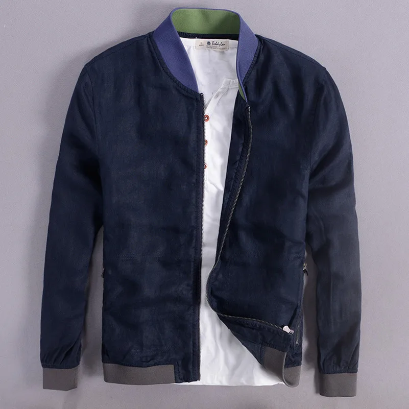 Новое поступление Мужской Хлопковый бомбер Армейский зеленый синий хаки