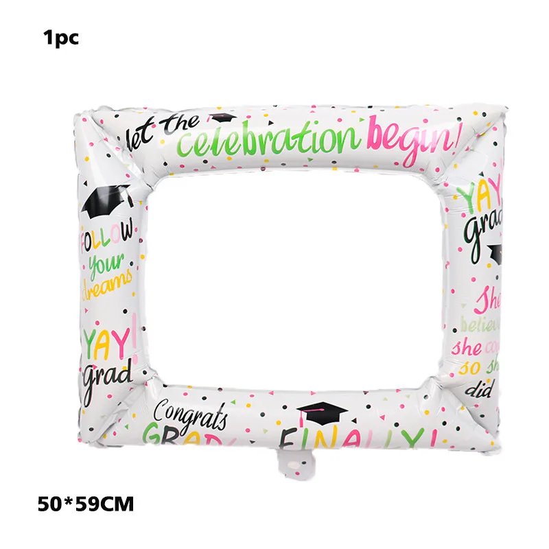 Фольгированные воздушные шары в фоторамке фольгированный реквизит для