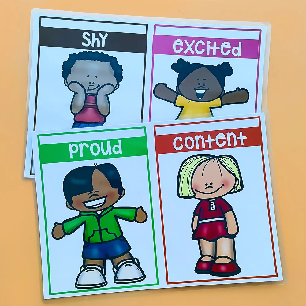 Обучающие материалы на английском языке 10 шт./компл. карты А4 украшение для