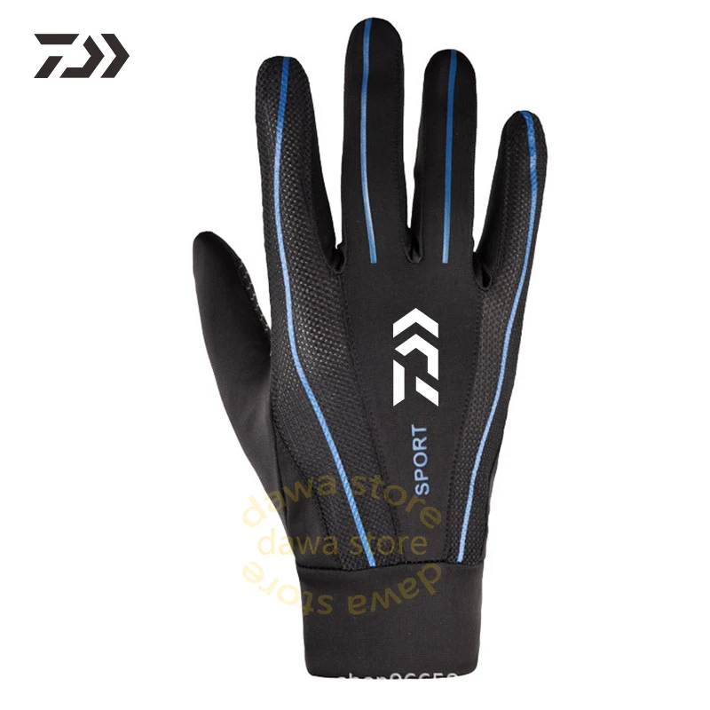 

Daiwa Fishing Glove Men Women Ultra Thin Outdoor Sports Full Fingers Quick Dry Anti-Slip Gloves Sports Cycling Breathable Summer