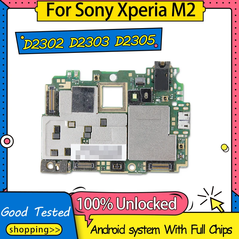 Сменная материнская плата TDHHX для Sony Xperia M2 D2302 D2303 D2305 с полными чипами|Антенны