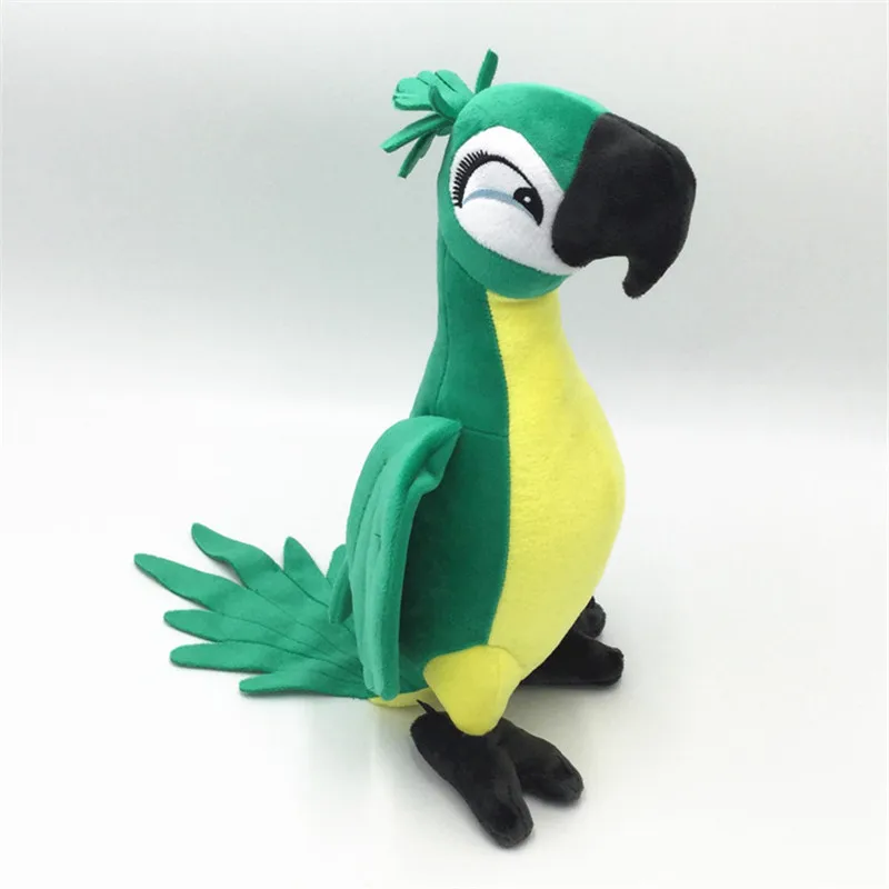 New Cute Rio Parrot Plush Toy Stand-up Doll Stuffed Macaw Bird Toys 4 Colors | Игрушки и хобби