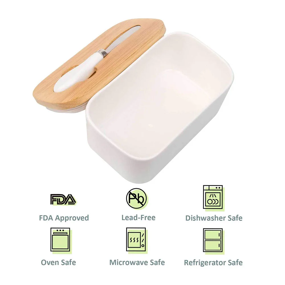 Ящик для сливочного масла в скандинавском стиле герметизация с деревянной