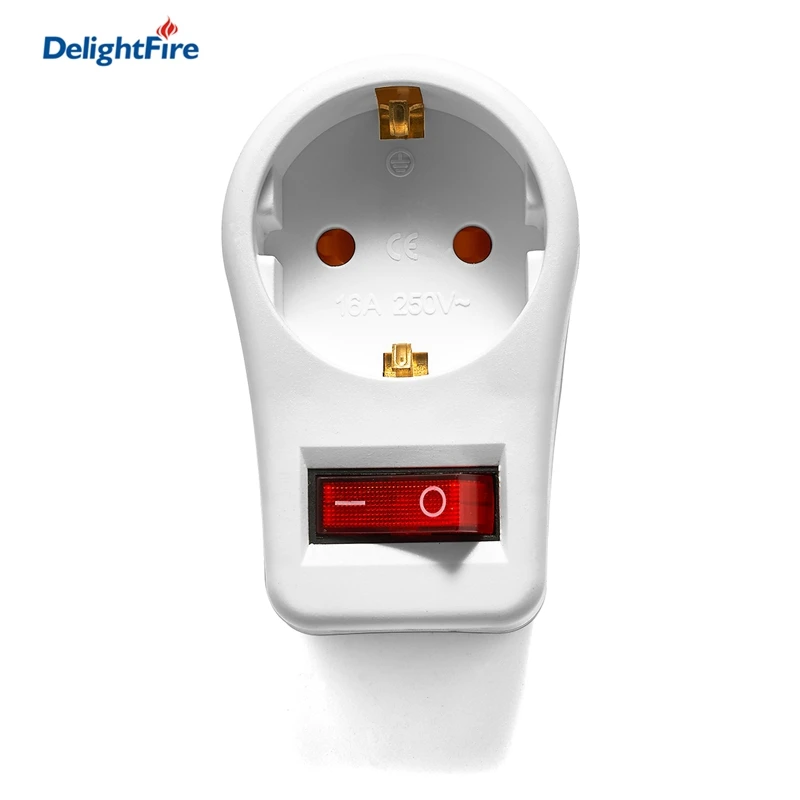 16A 250V European Standard Power Strip EU Socket Adapter Extended 4.8mm German Extension Plug Converter |