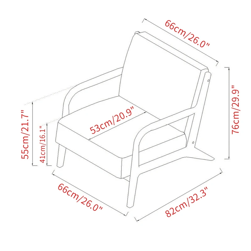 

Modern Armchair Sofa Cover Nordic Accent Chairs Slipcovers for Living Room Lounge Single Sofa Protector Home Decoration