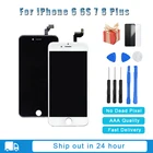 Сменный сенсорный ЖК-экран в сборе для iPhone 6, 6S, 7, 8 Plus, 100% дюйма, без битых пикселей, качество AAA +++