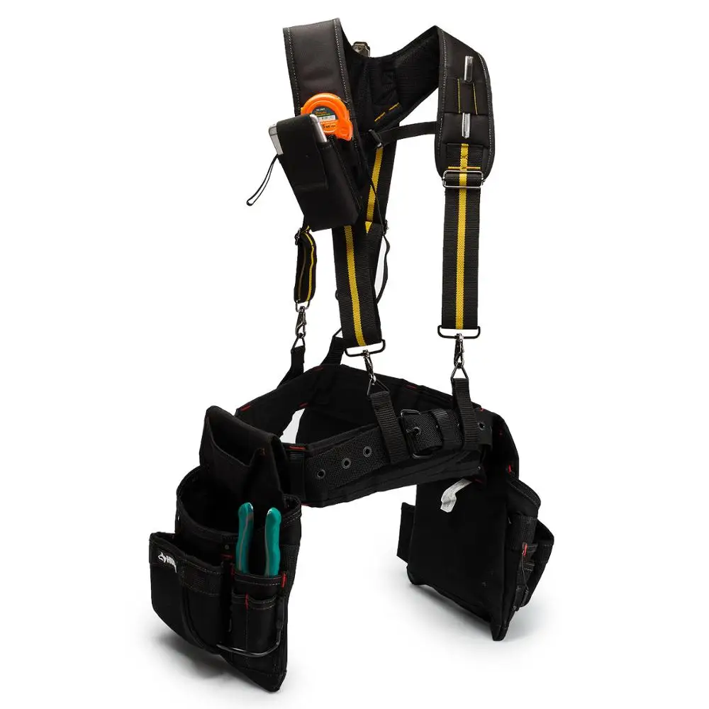 

Multifunctional tooling BELT New Heavy Duty Work Tool belt Suspender X-shaped harness that can hang tool bags to reduce the loaD