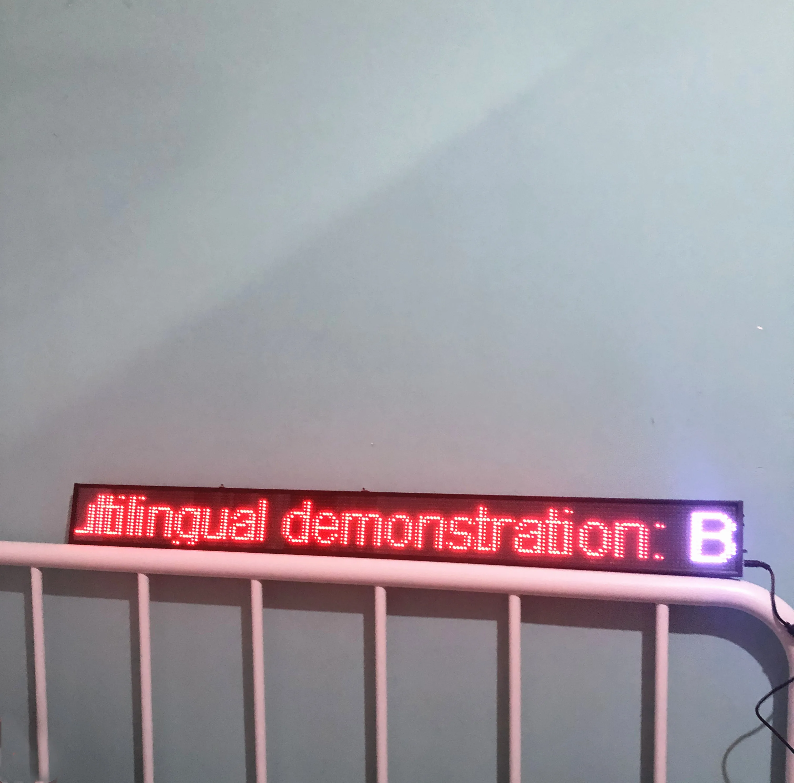 P5 38 дюймов RGB-дисплей для надписей | Освещение