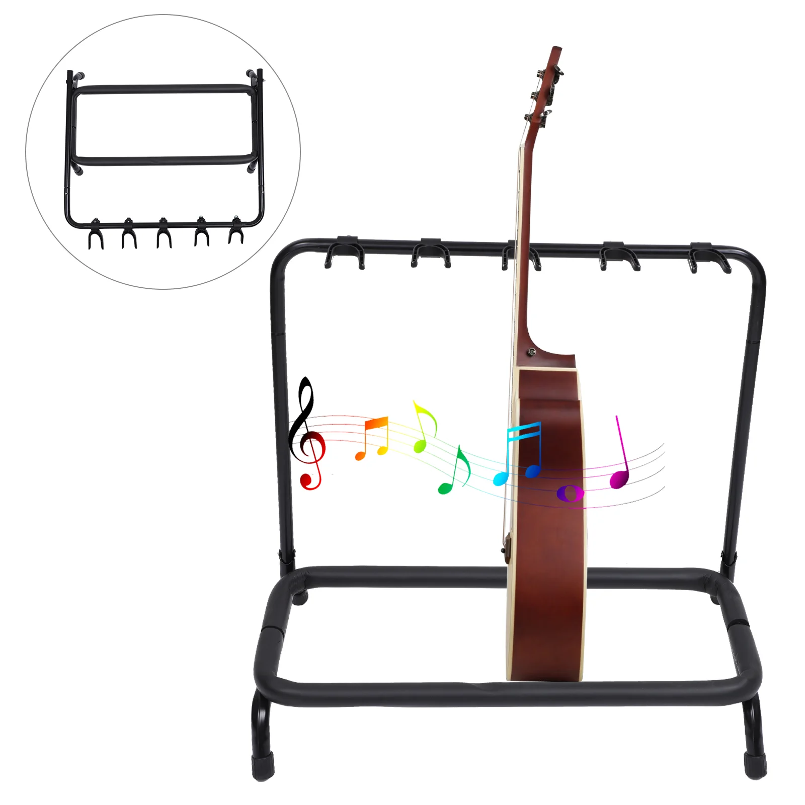 

Металлическая стойка для гитар со съемной подставкой
