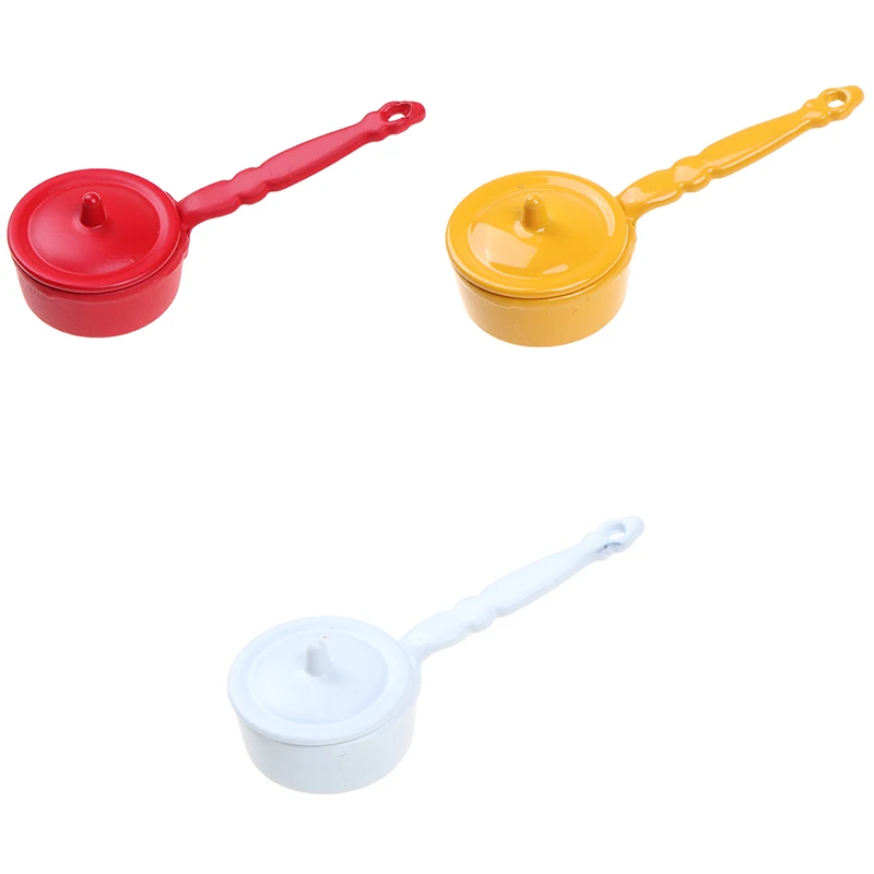 1/12 Масштаб Кукольный домик миниатюрные металлические сковородки для