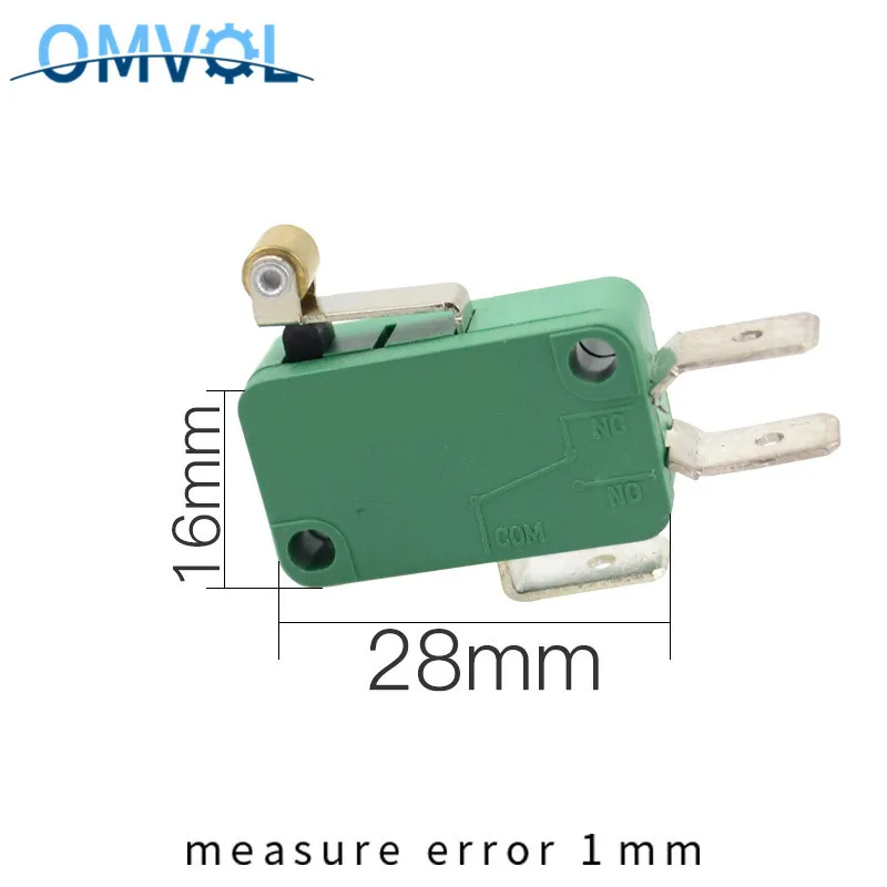 Миниатюрный micro переключатель ограничительный с возможностью подключения к
