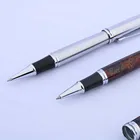 Ручка-роллер jinhao, металлическая, красная, серебристая, из нержавеющей стали, 750