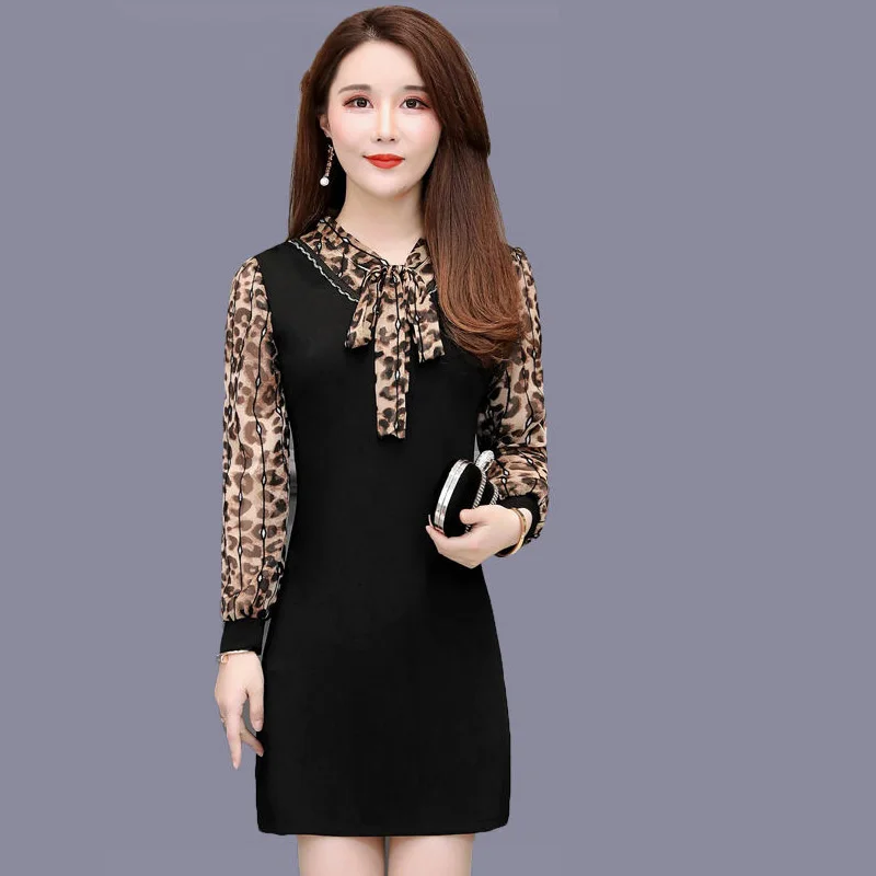 

Женское платье-трапеция с поясом в клетку в стиле ретро, элегантное платье с длинным рукавом и воротником-бабочкой, новое осеннее платье SS1051