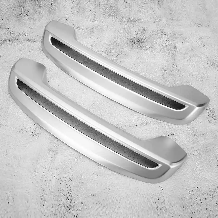 

2pcs Seat Back Trim Cover Decoration Silver Color Fits for BMW 3 Series G20 G28 2020 car side mirror guard