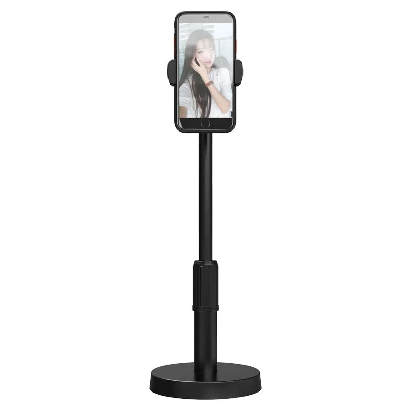 

360° Rotatable Phone Desktop Holder Telescopic Selfie Stand Livebroadcast Telescopic Selfie Stand for YouTube TikTok Live Stream