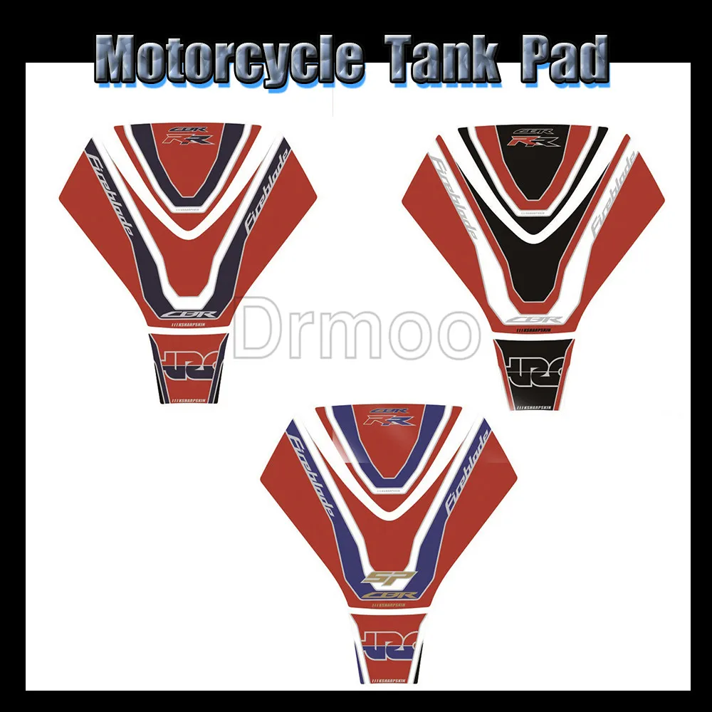 

3D Resin Gel Motorcycle Accessories Tank Pad Sticker Protector Decal Emblem Case For Honda CBR1000RR 2017-2019