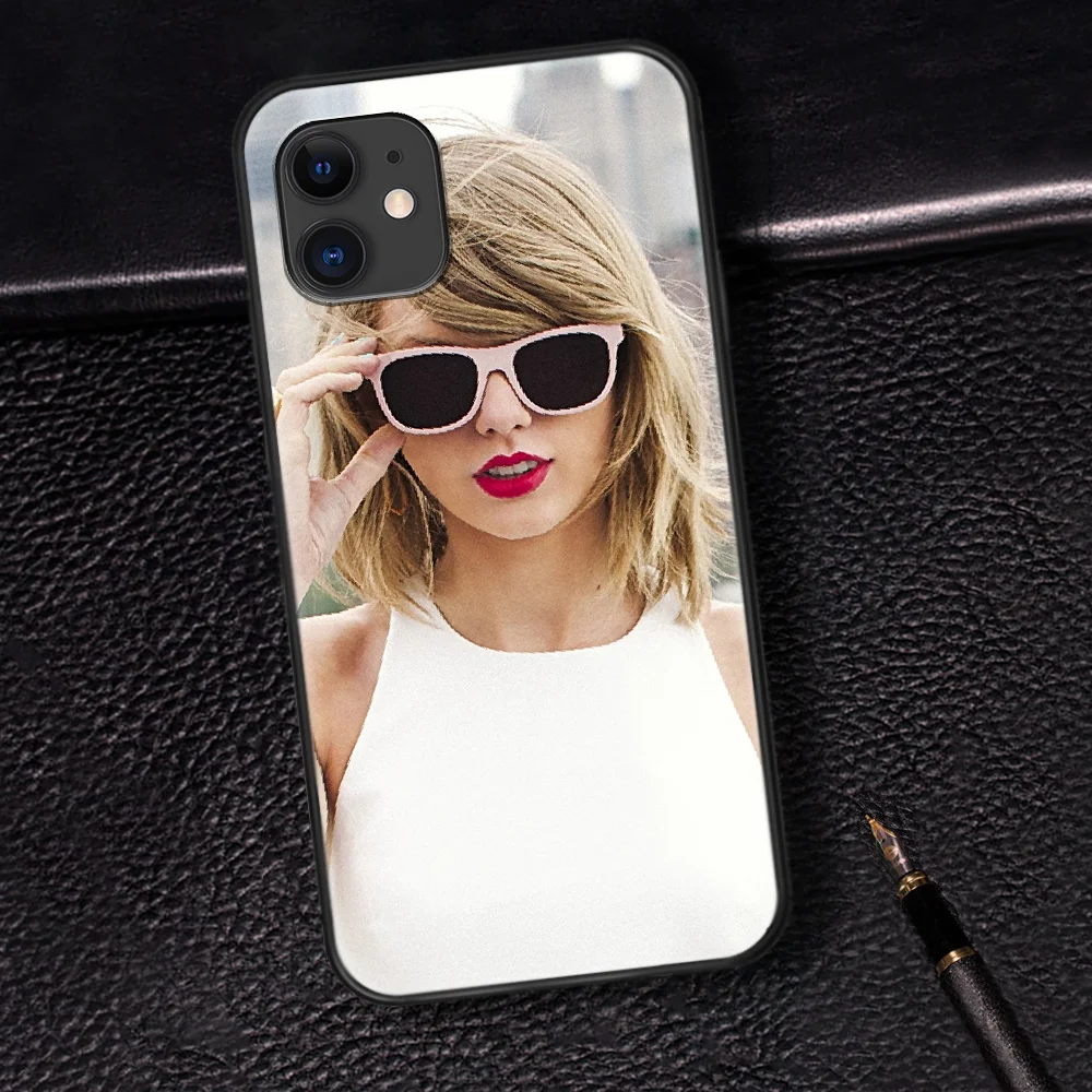 

Taylor Alison Swift Phone Case For Iphone 5 5S SE 2020 6 6S 7 8 Plus 11 12 Mini X XS XR Pro Max black Waterproof Painting Cover