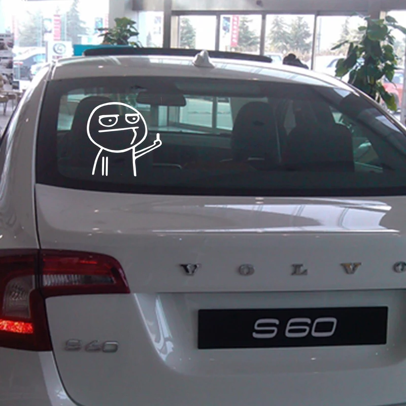 

Забавная указка на топливный бак, Отражающая виниловая наклейка для автомобиля